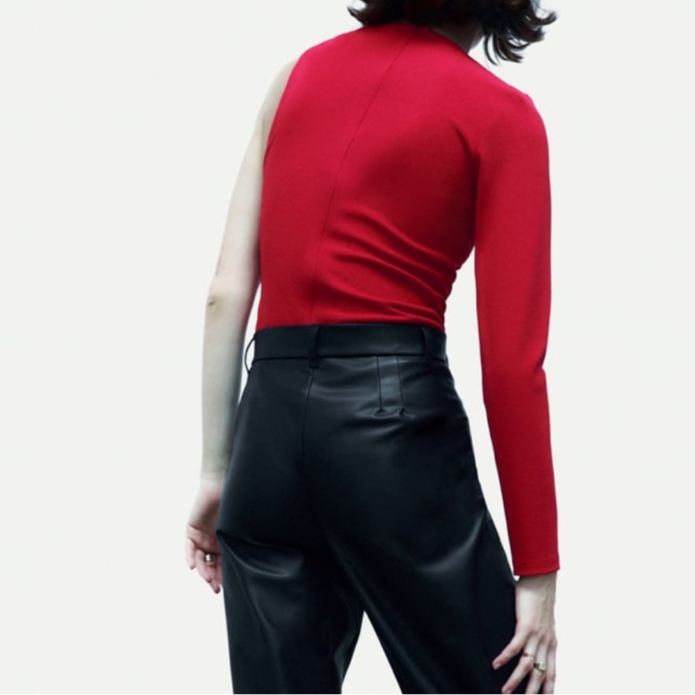 NWT Zara Asymmetrical Bodysuit - Picture 5 of 9